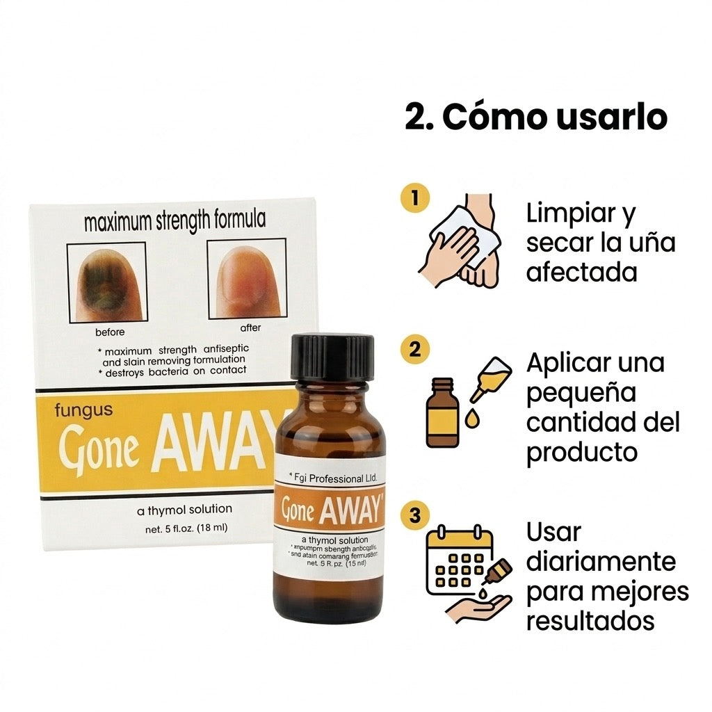 Elimina Hongos en las Uñas - Tratamiento Antihongos para Uñas y Pies