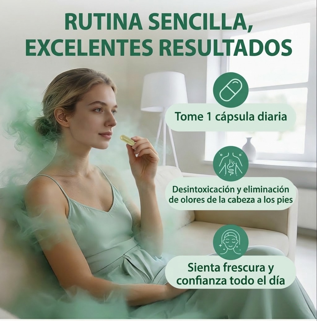 Pastillas De Clorofila - Para El Mal Olor Corporal, La Desintoxicación Y La Piel