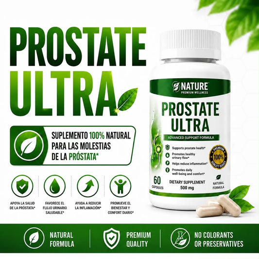Prostate Ultra™ - Suplemento Natural Para Aliviar las Molestias de la Próstata