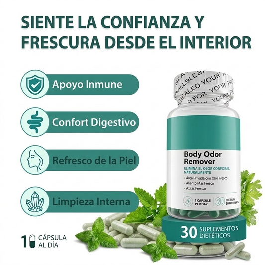 Pastillas De Clorofila - Para El Mal Olor Corporal, La Desintoxicación Y La Piel